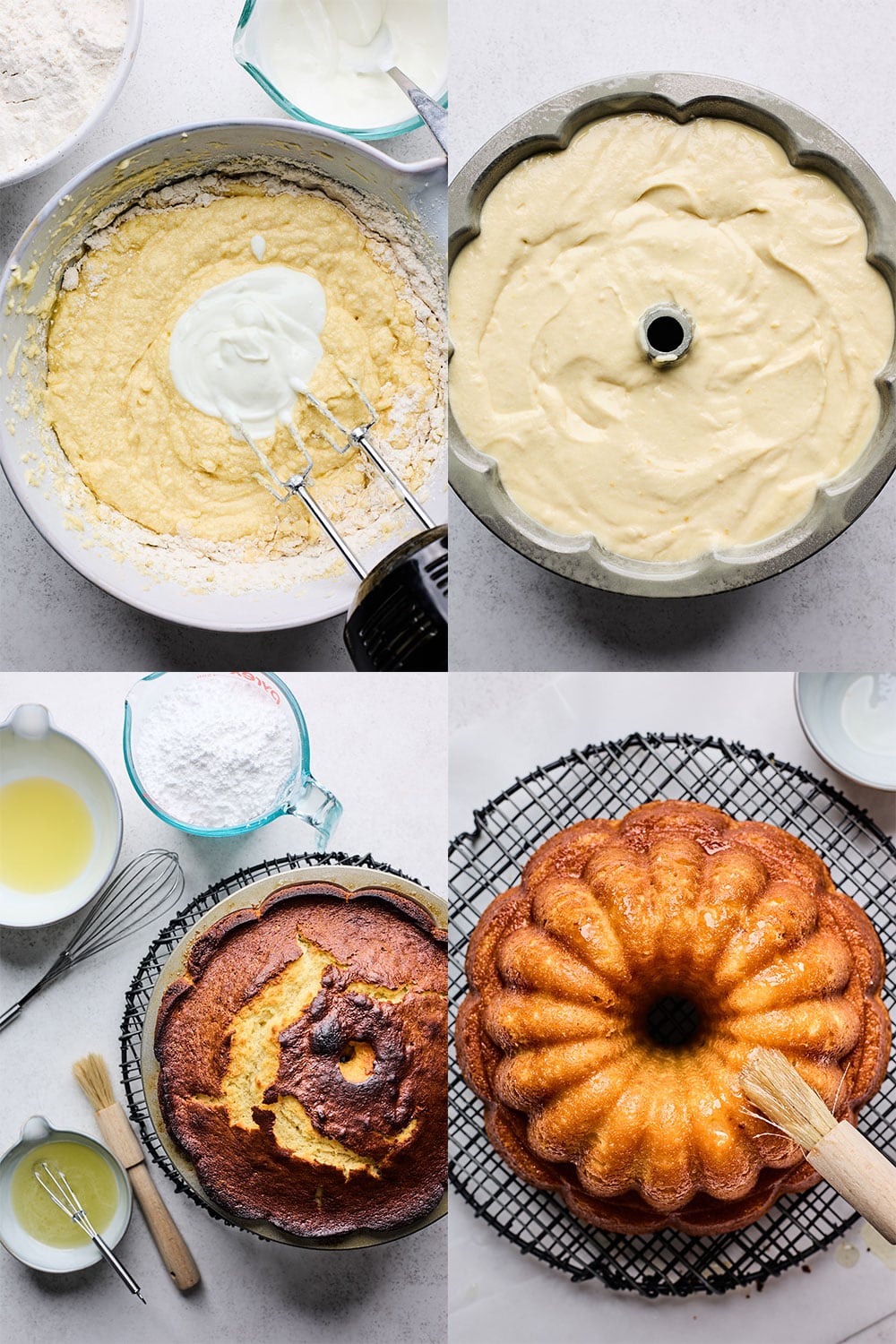 Lemon Bundt Cake Step by Step Directions part 2