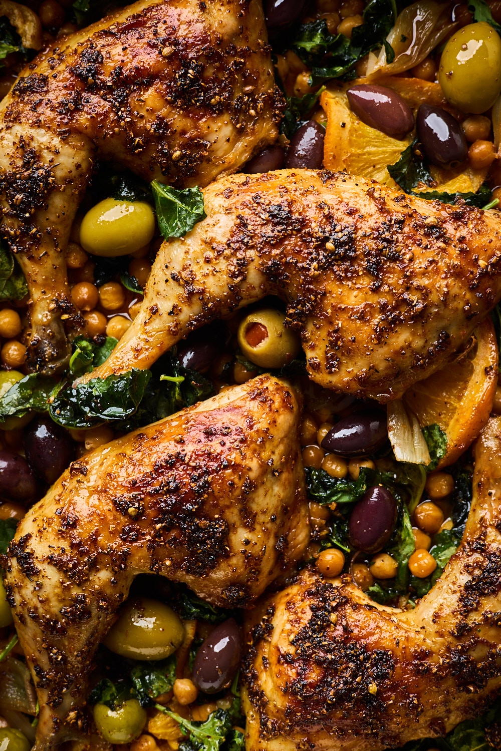 One Pan Baked Chicken With Chickpeas