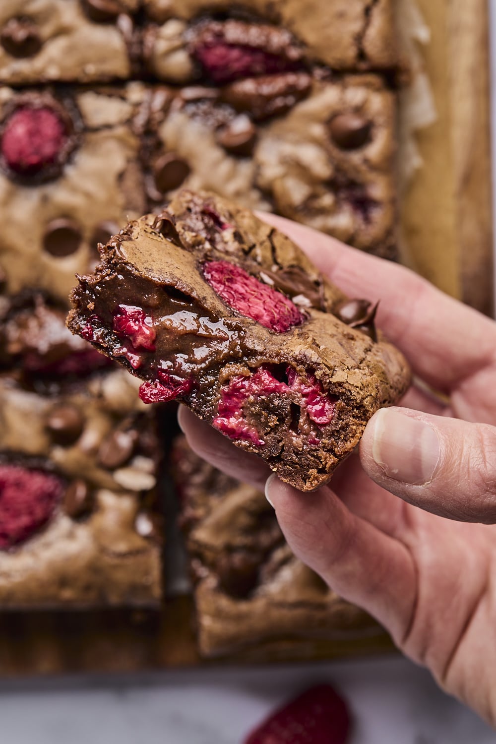 Chocolate Raspberry Brownies