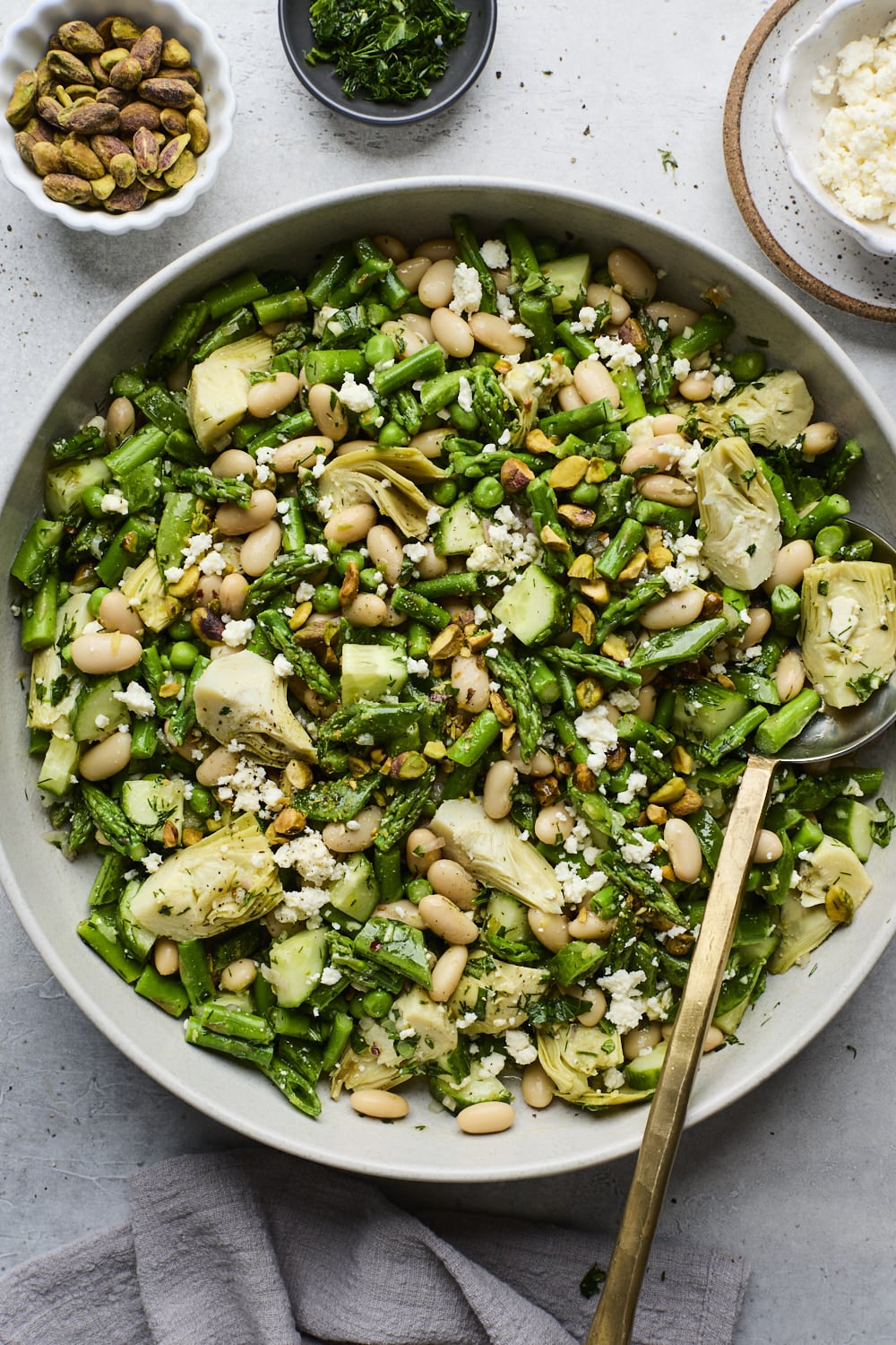 Asparagus White Bean Salad