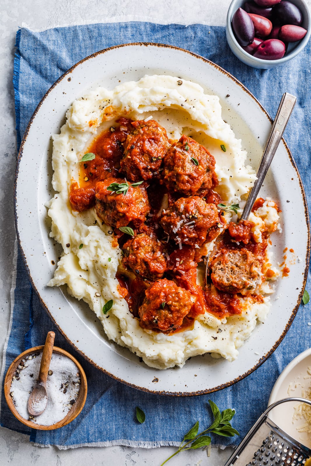 Cumin Spiced Meatballs in Rich Tomato Sauce