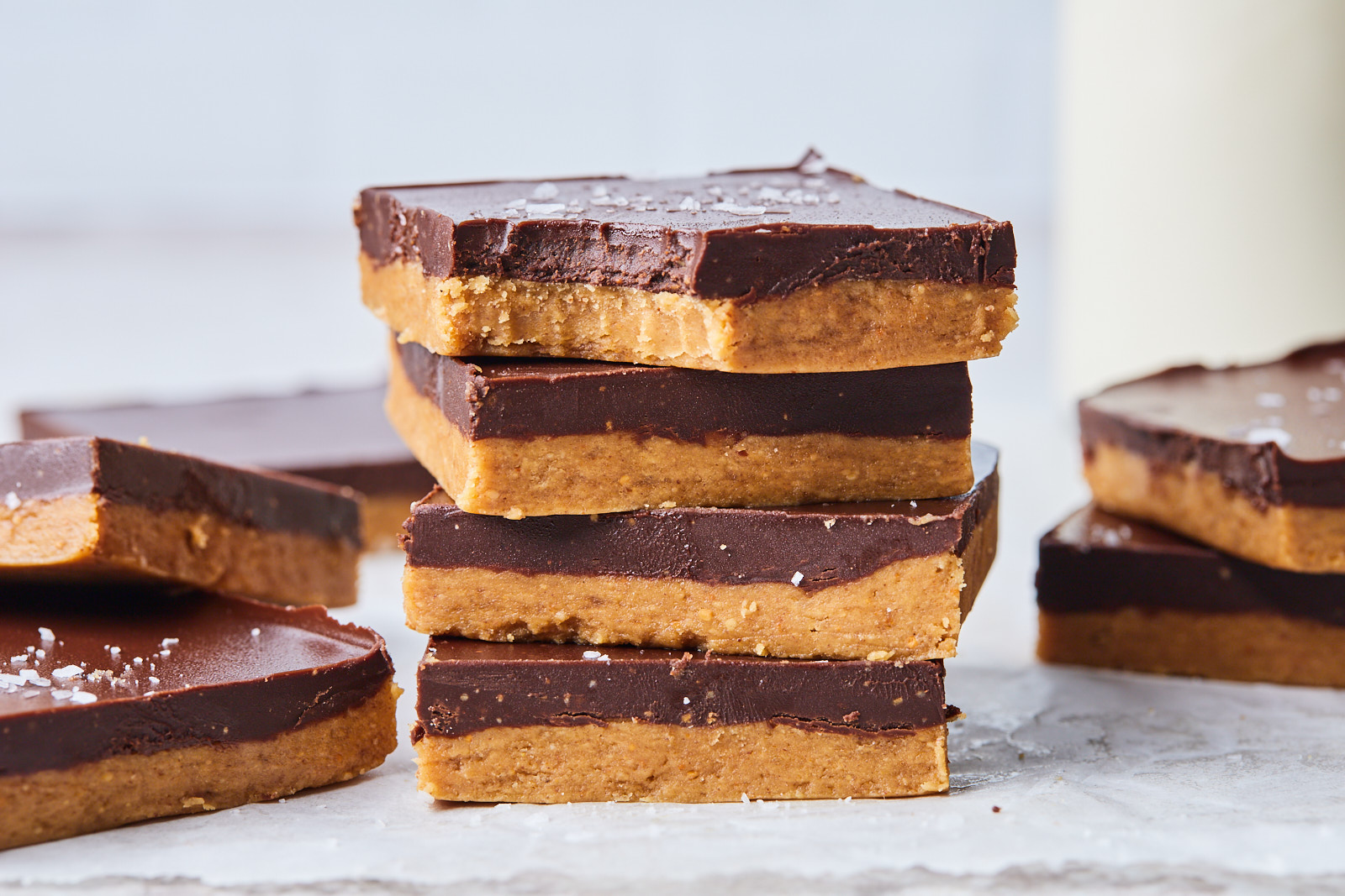 No Bake Chocolate Peanut Butter Bars