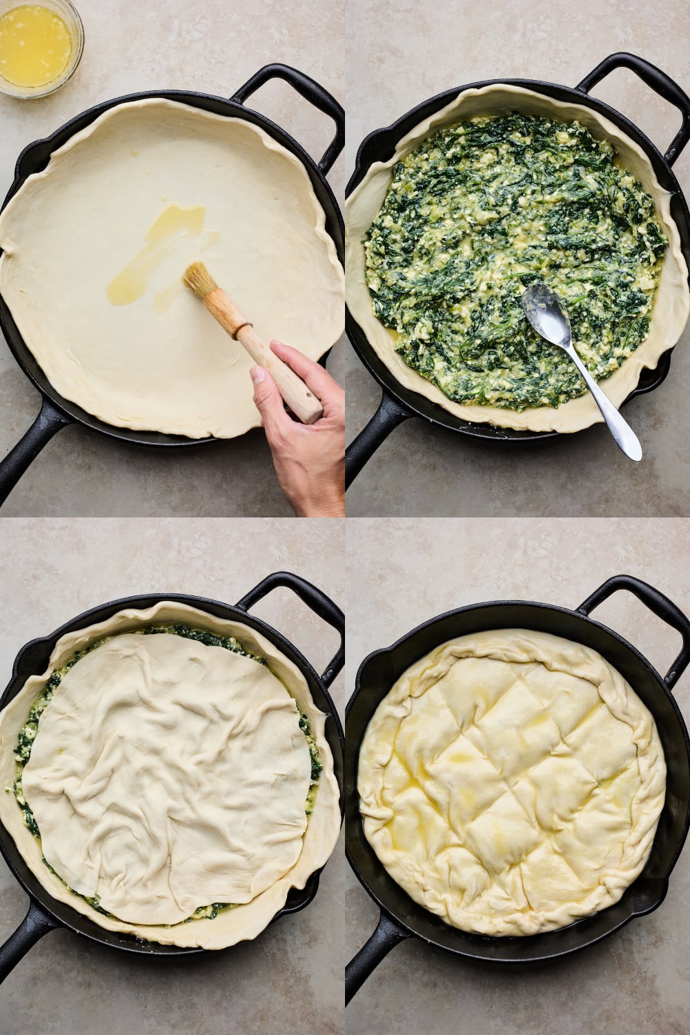 Traditional Homemade Spanakopita