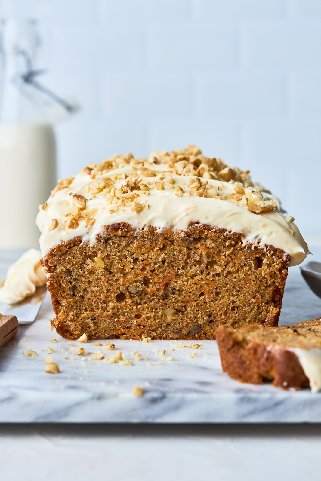 Maple carrot loaf cake recipe | Sainsbury`s Magazine