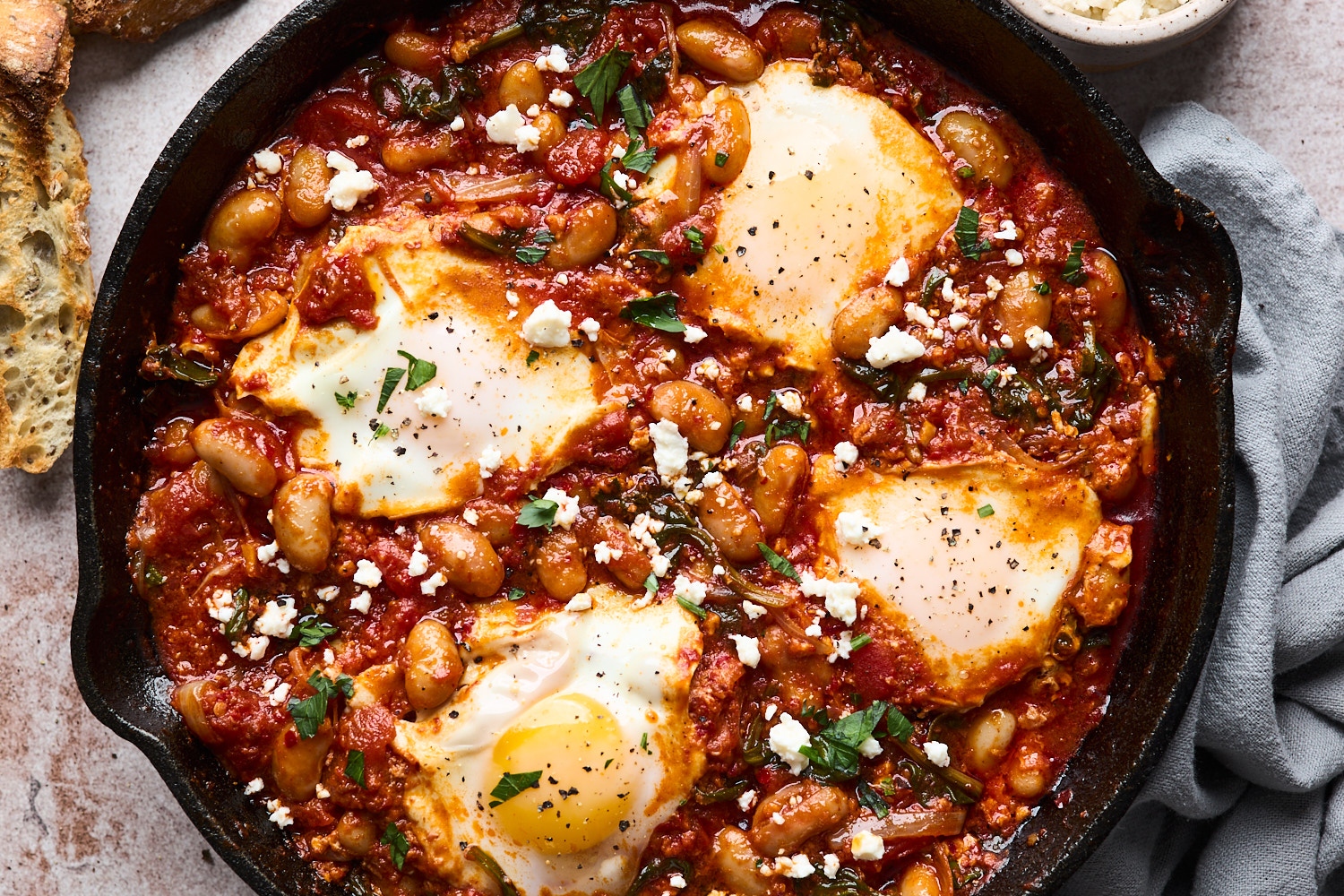 White Bean Shakshuka With Nduja