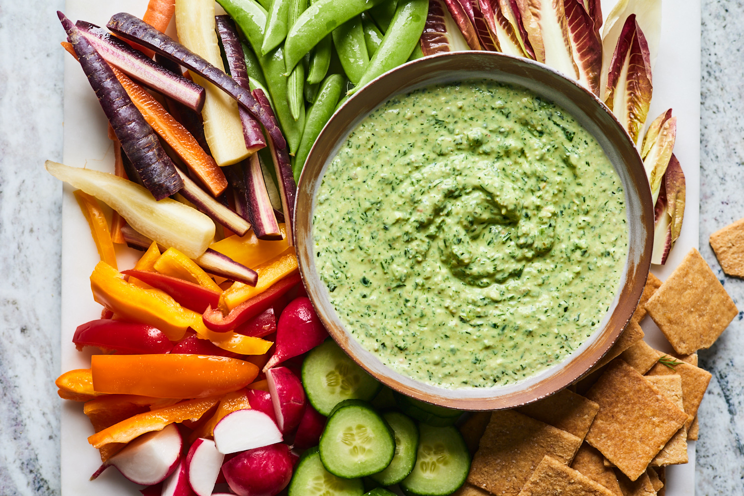 Greek Green Goddess Dip