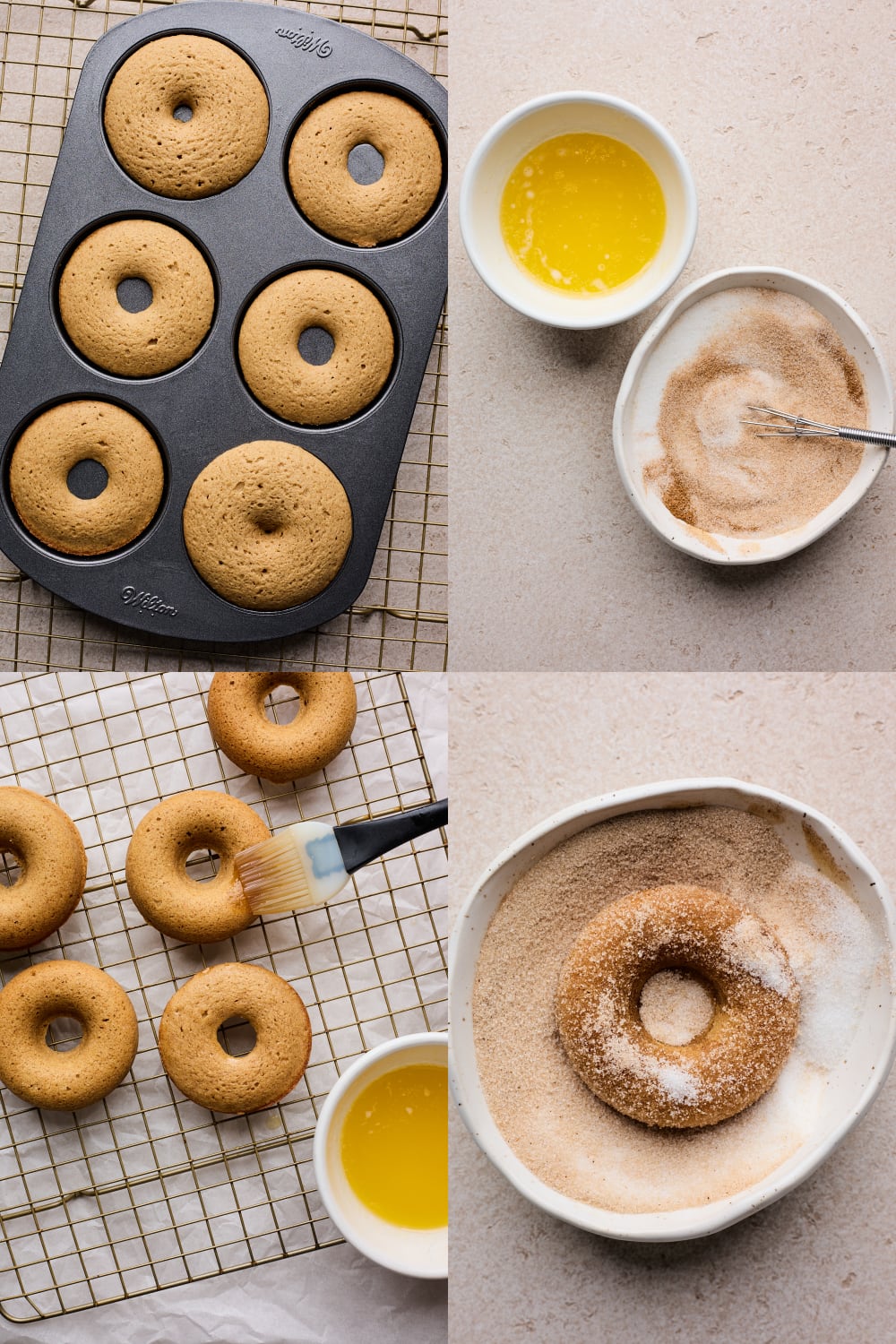 Baked Apple Cider Doughnuts