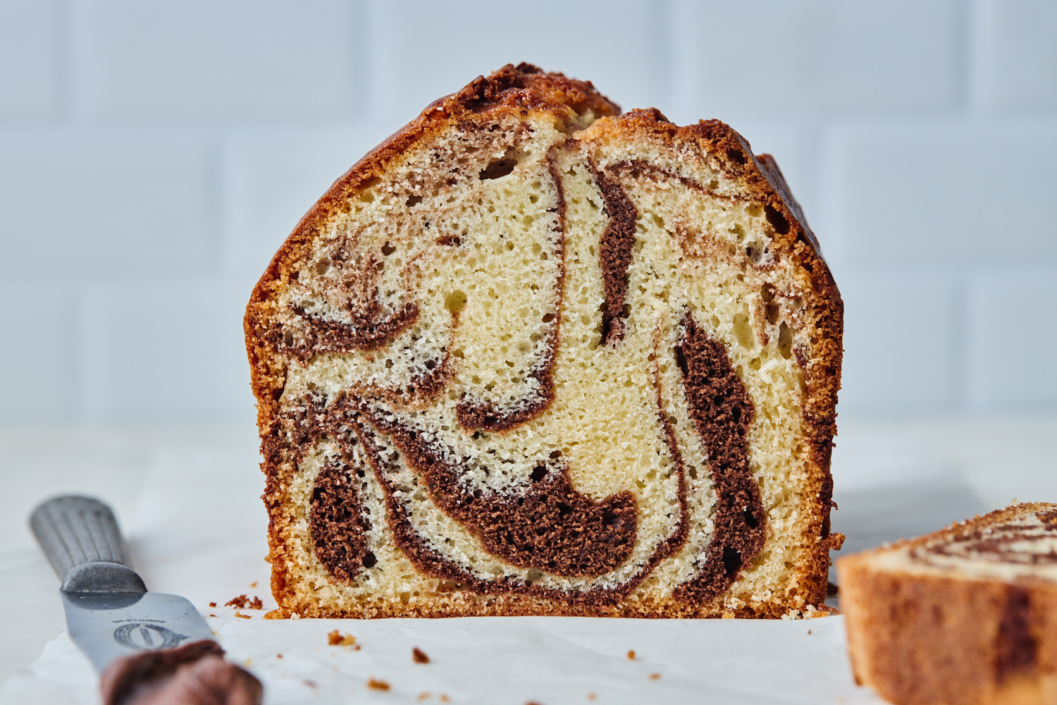 Vegan Zebra Bundt Cake (Vegan Marble Cake) - Rainbow Nourishments
