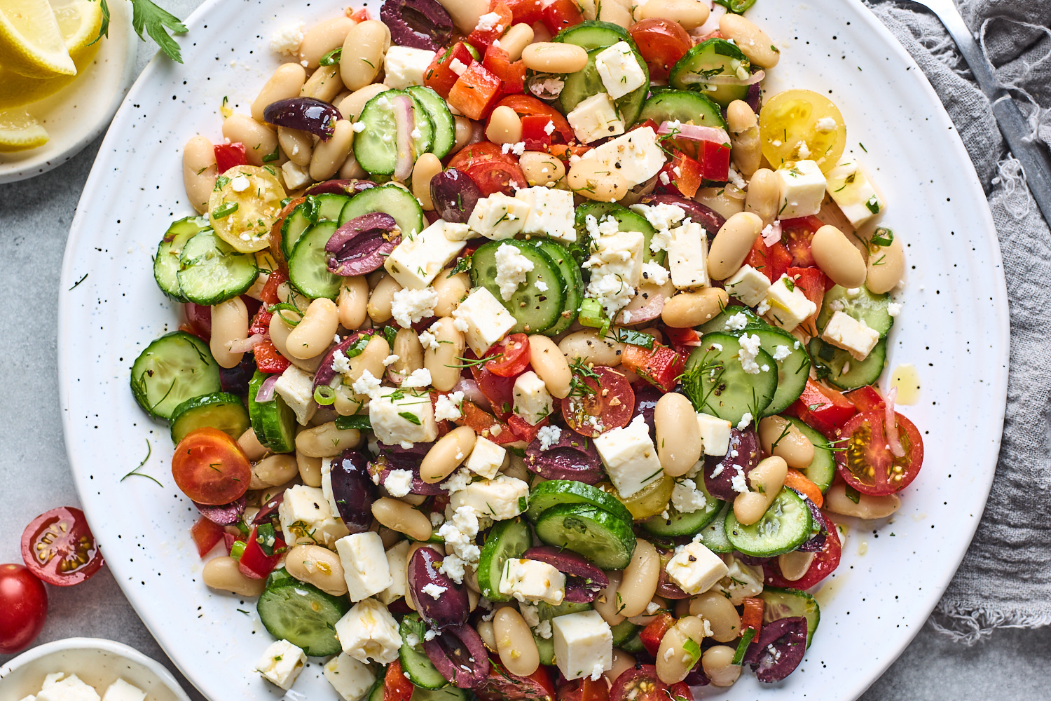 White Bean Salad With Feta