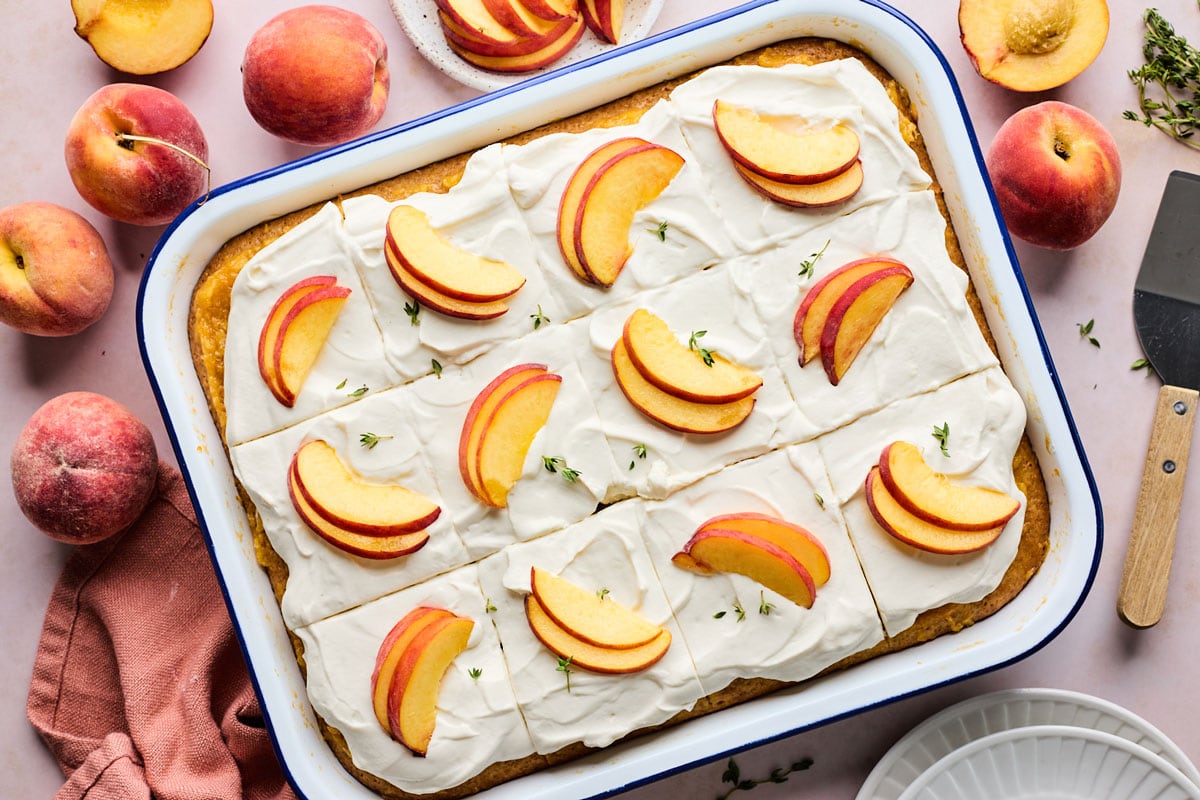 Peach Pound Cake | Just A Pinch Recipes