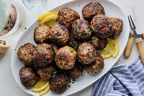 Keftedes (Easy Greek Meatballs Recipe)