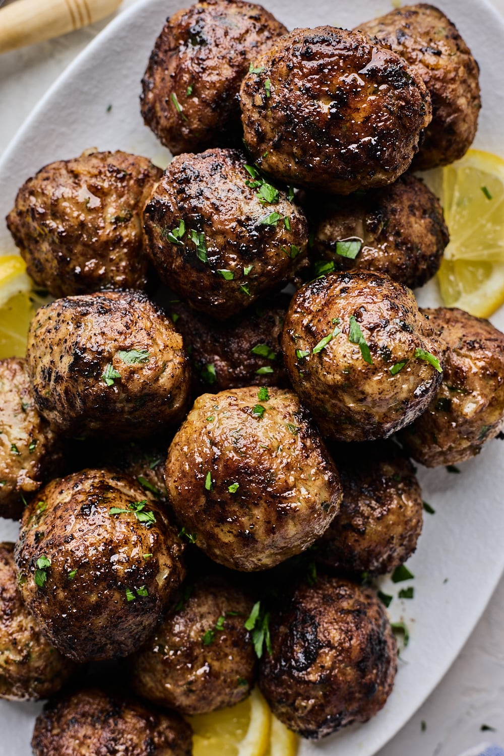 Greek Meatballs Close Up