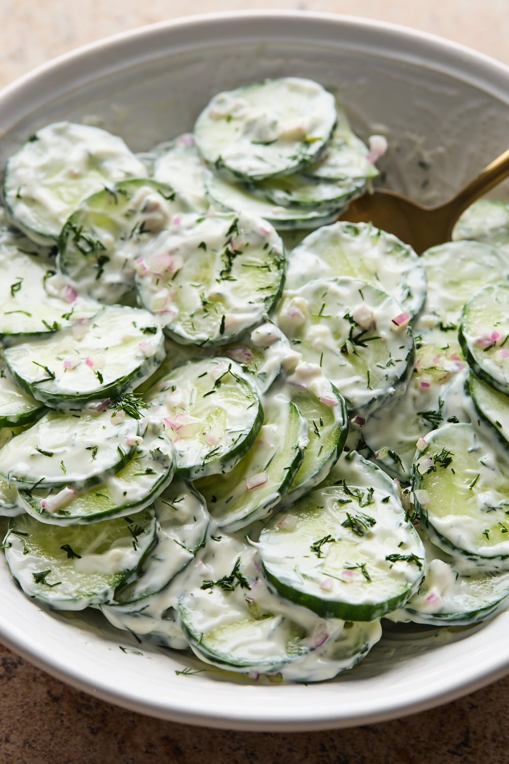 Creamy Cucumber Salad