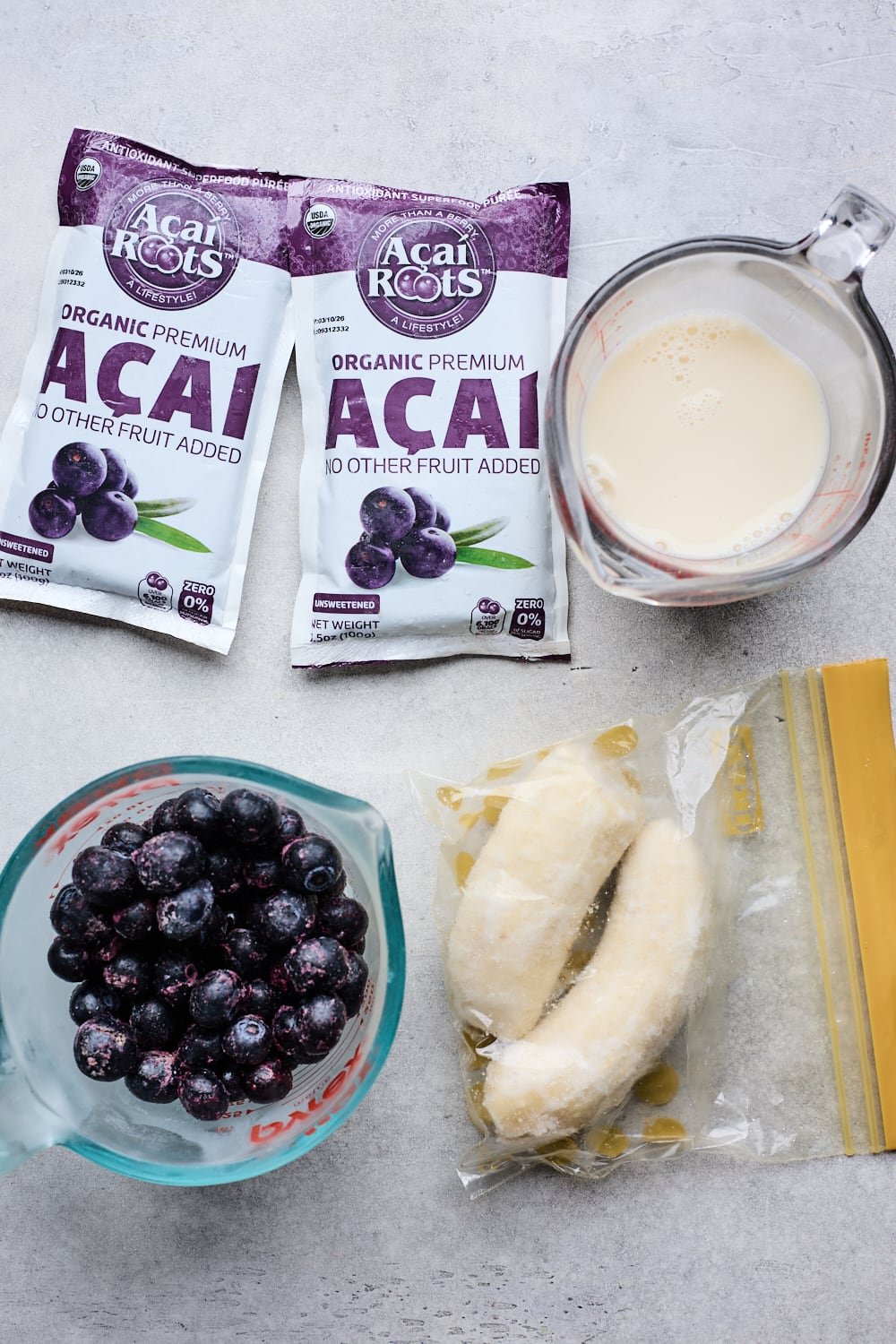 Acai Smoothie Bowl Ingredients