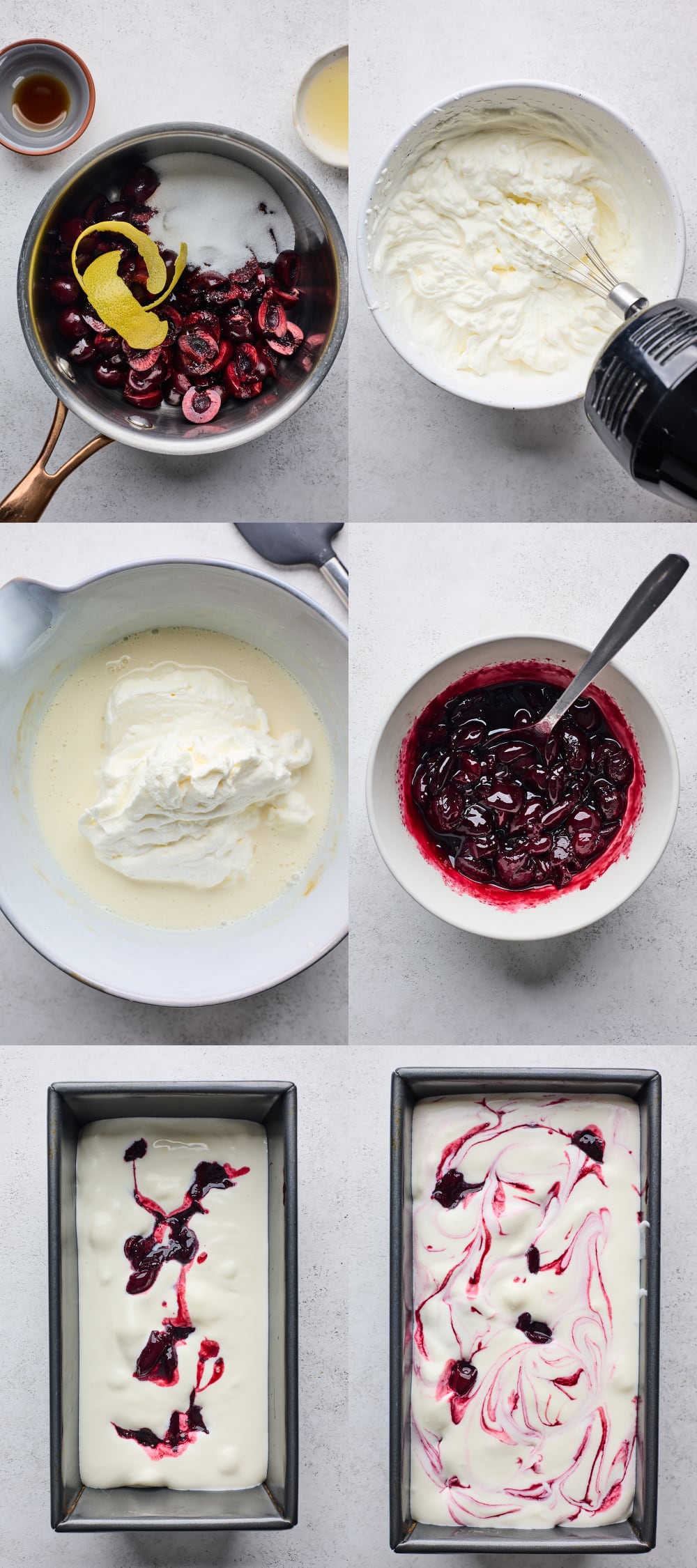 How to make No Churn Cherry Ice Cream