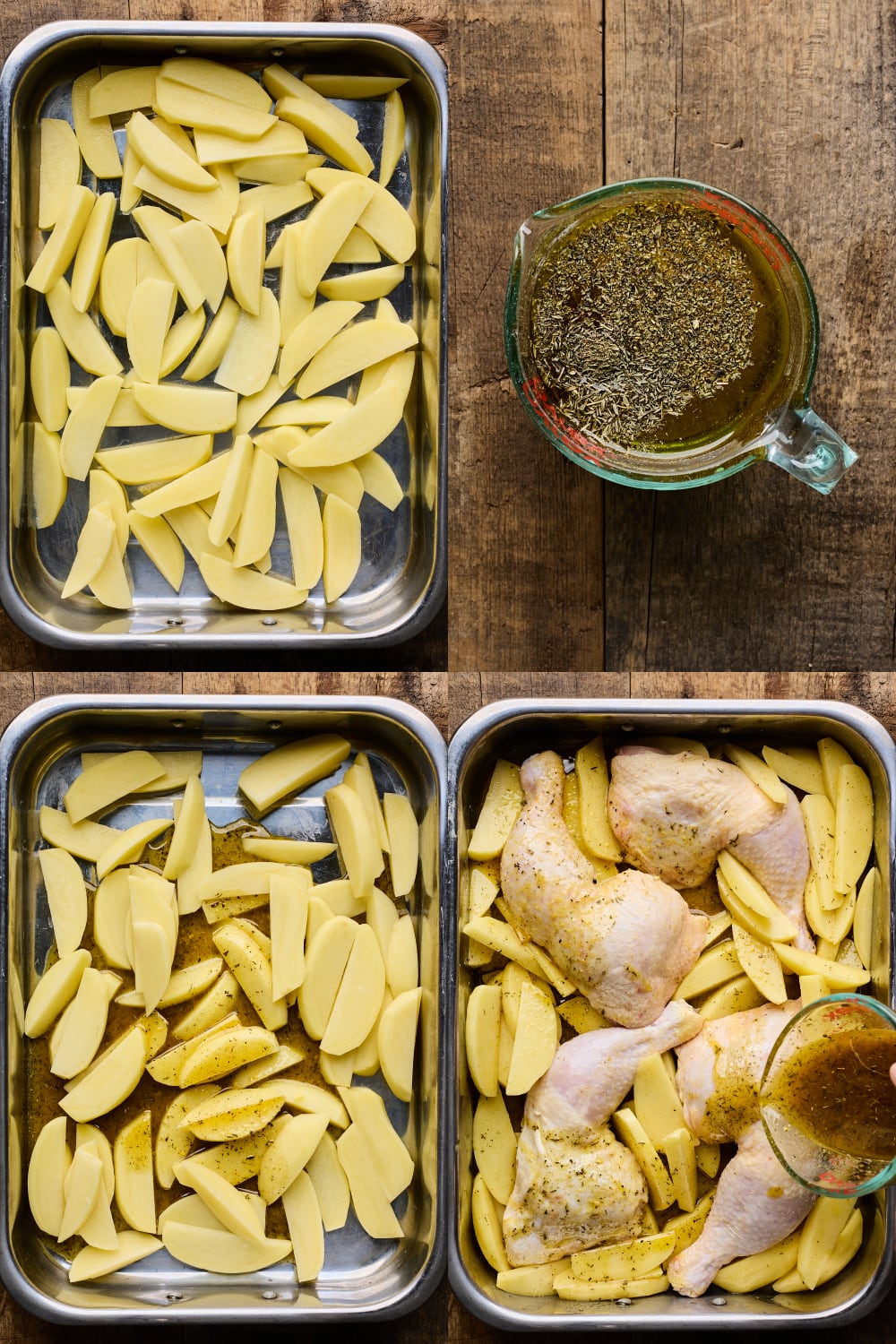 One Pan Greek Lemon Chicken and Potatoes Step by Step