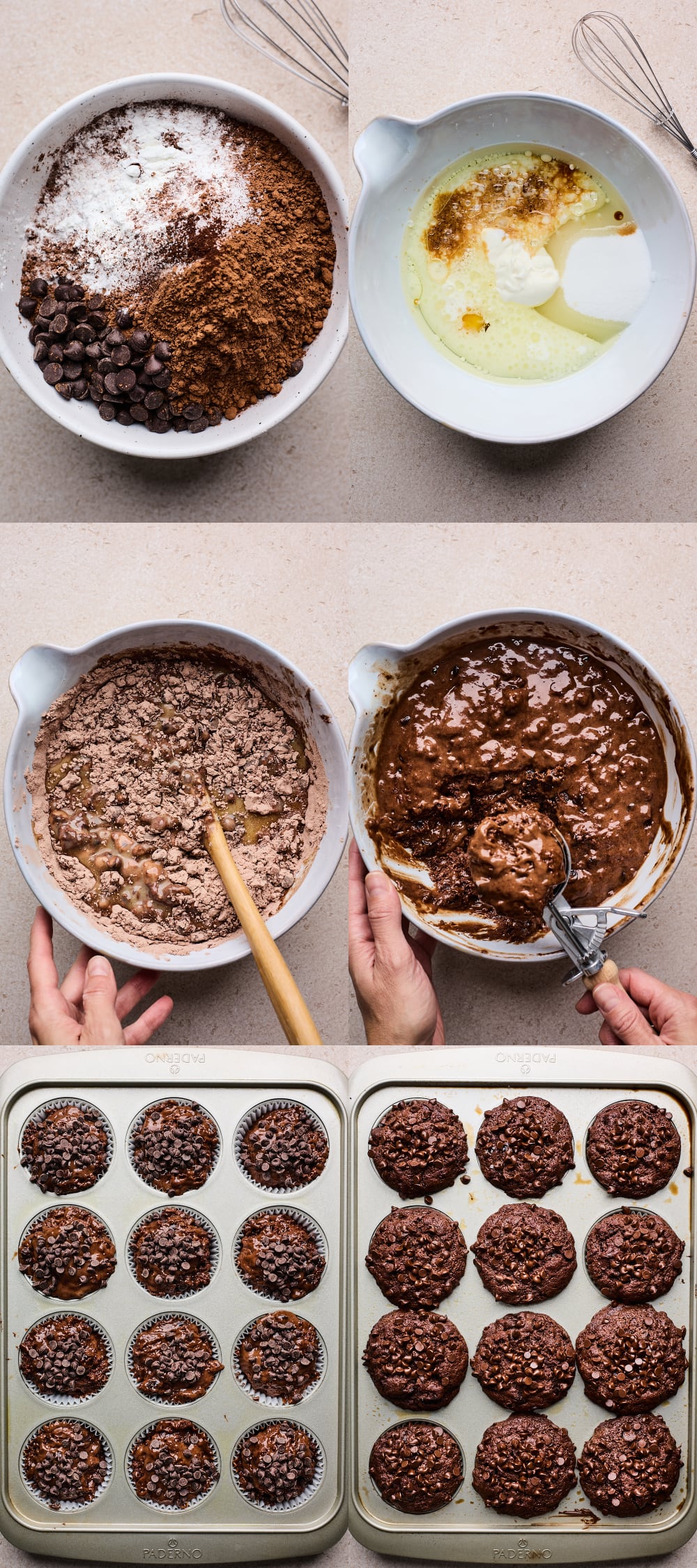 Double Chocolate Muffin Directions