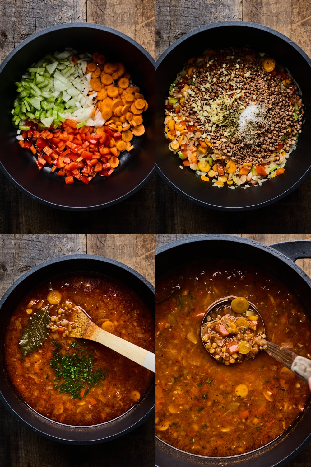 Greek Lentil Soup Directions