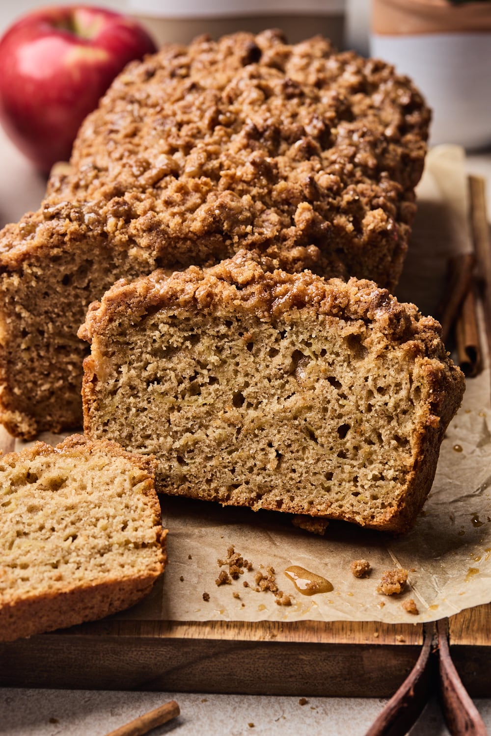 Apple Bread Sliced