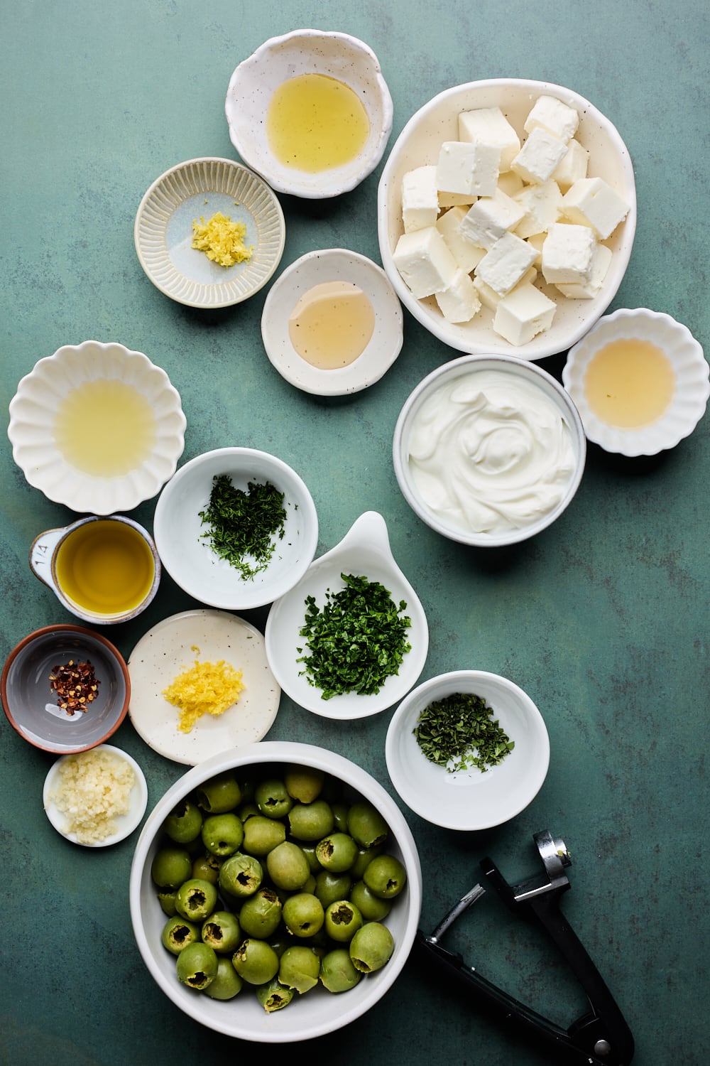 Marinated Olives With Whipped Feta