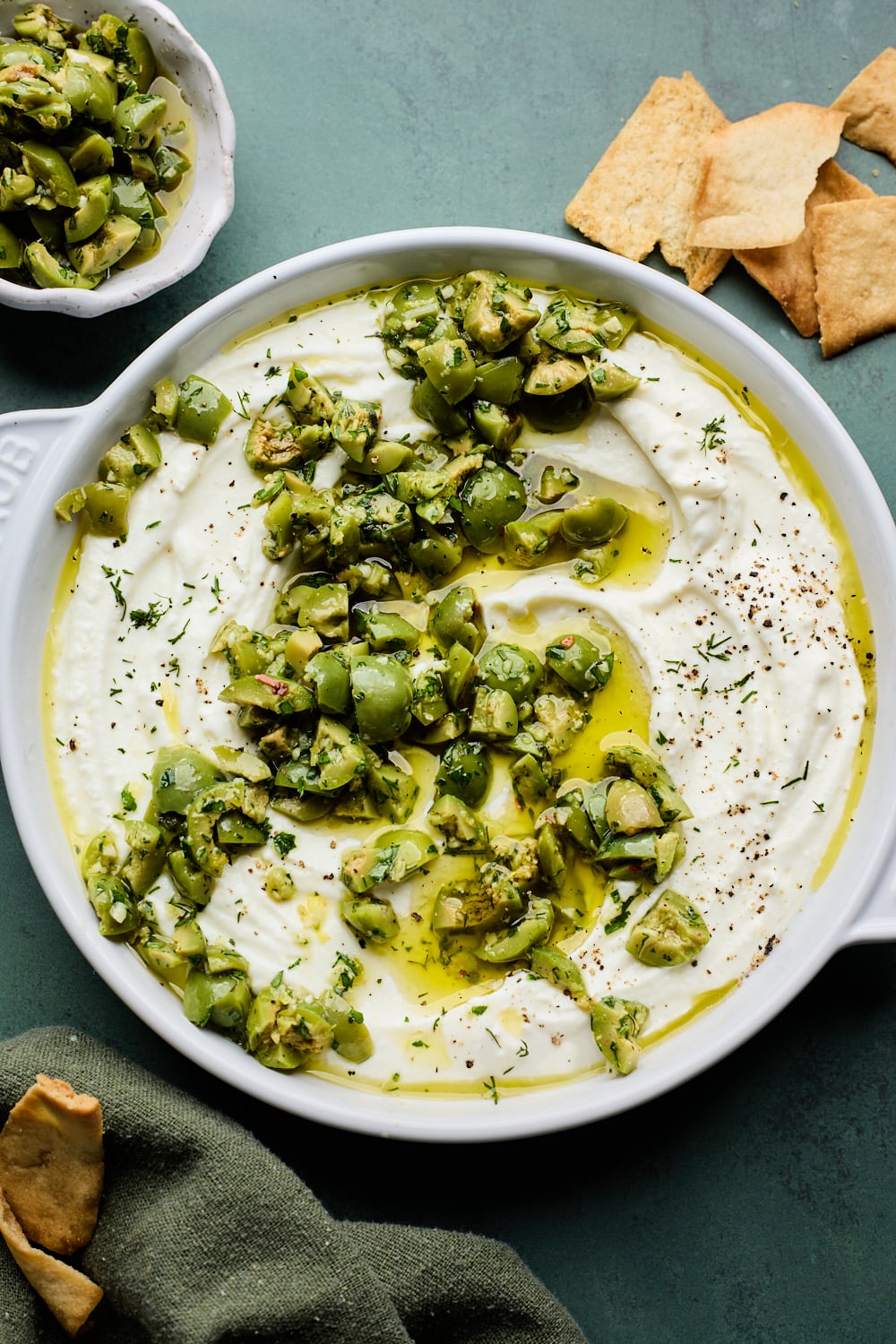 Marinated Olives With Whipped Feta