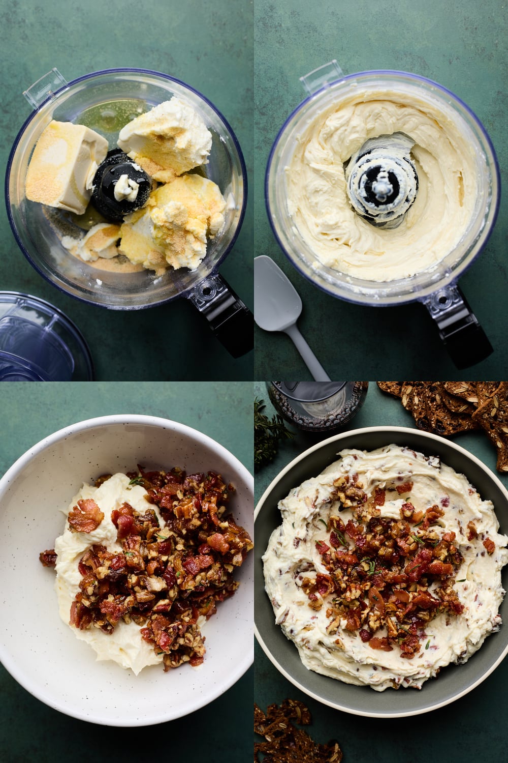 Creamy Bacon Date Goat Cheese Dip