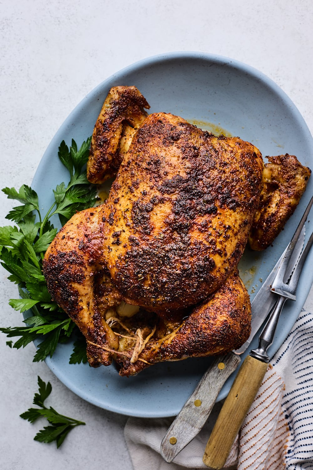 Oven Roasted Rotisserie Style Chicken