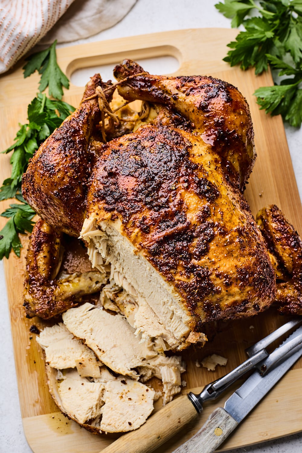 Oven Roasted Rotisserie Style Chicken