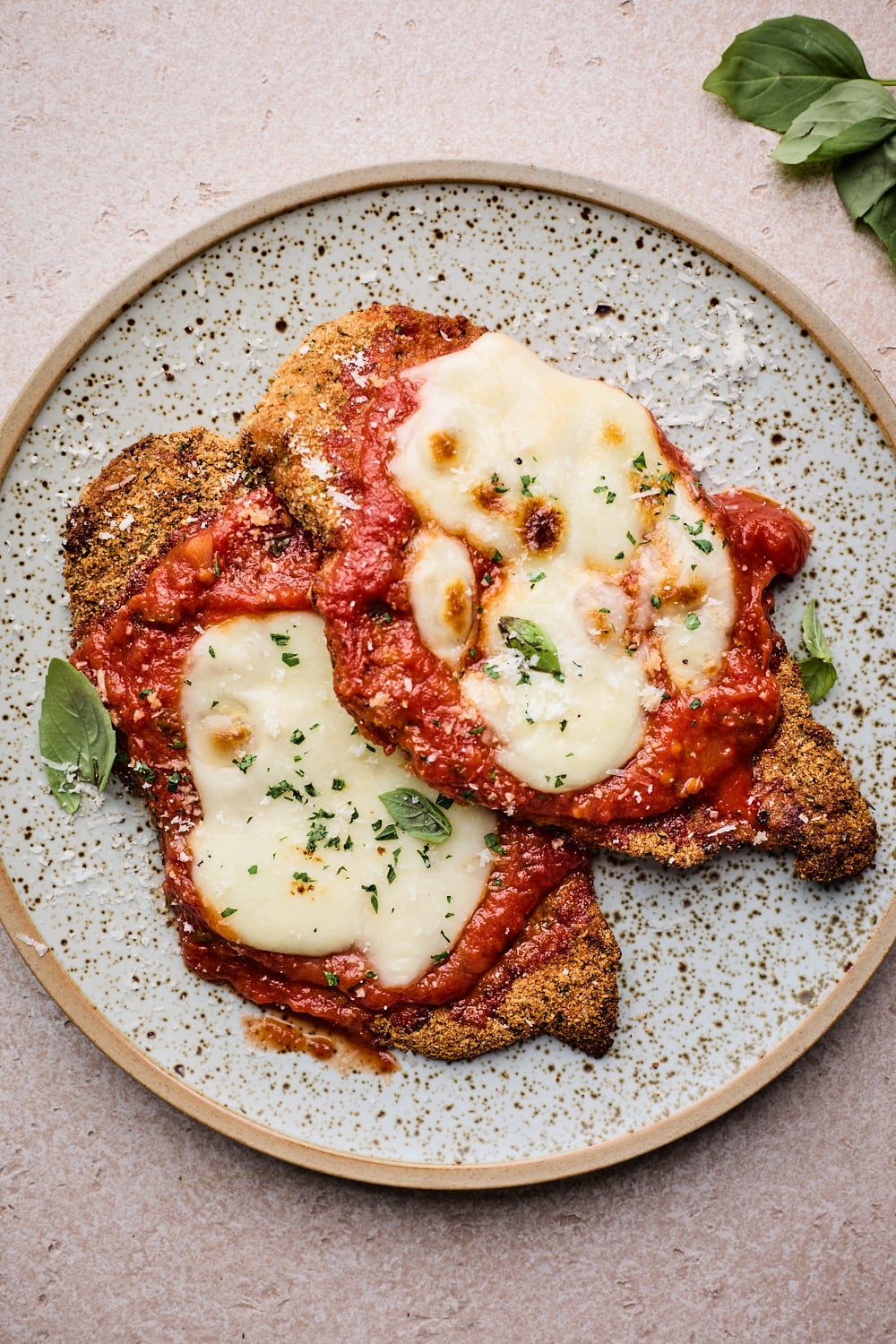 Easy Baked Sheet Pan Chicken Parmesan