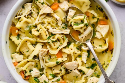 Chicken Tortellini Soup