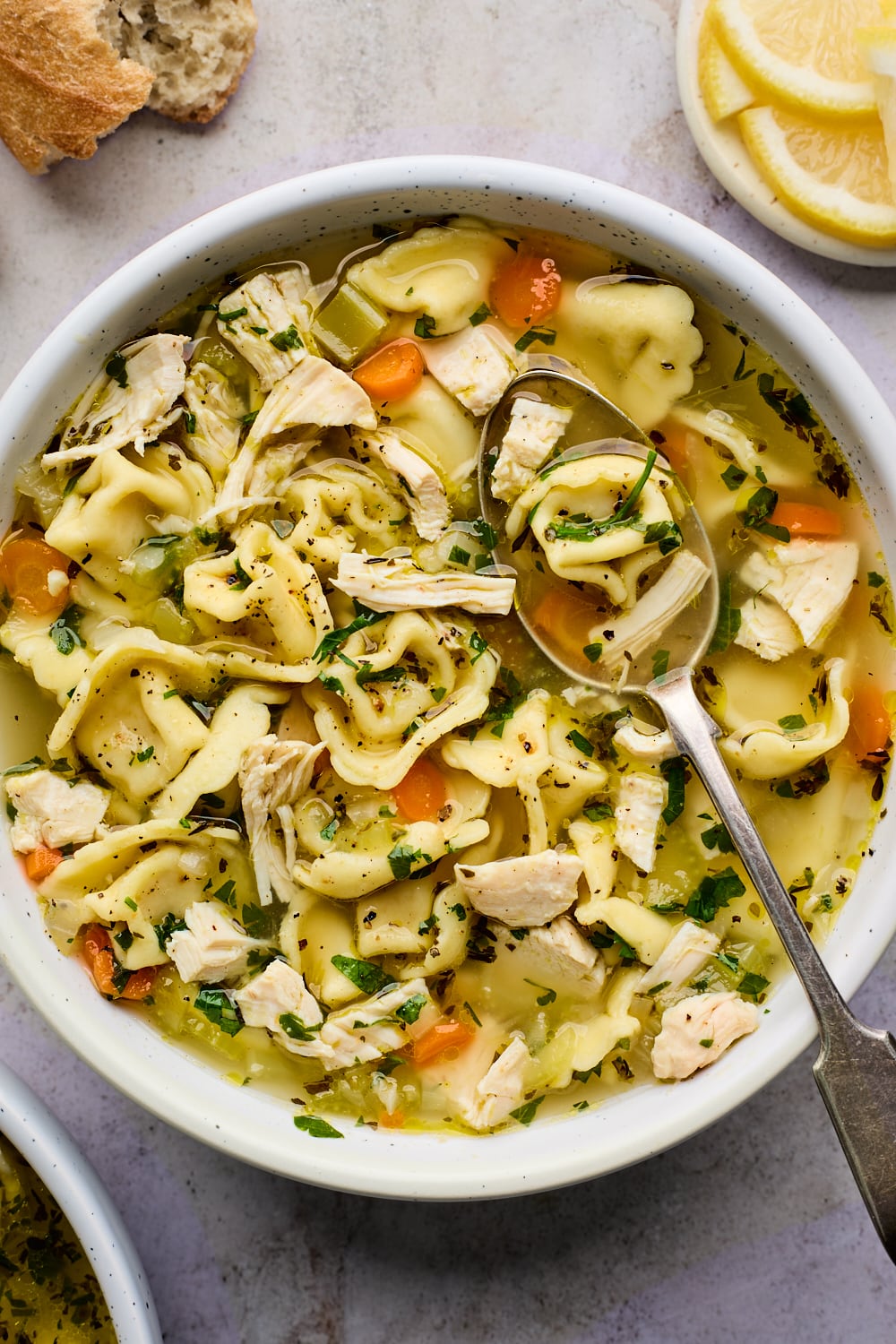 Chicken Tortellini Soup