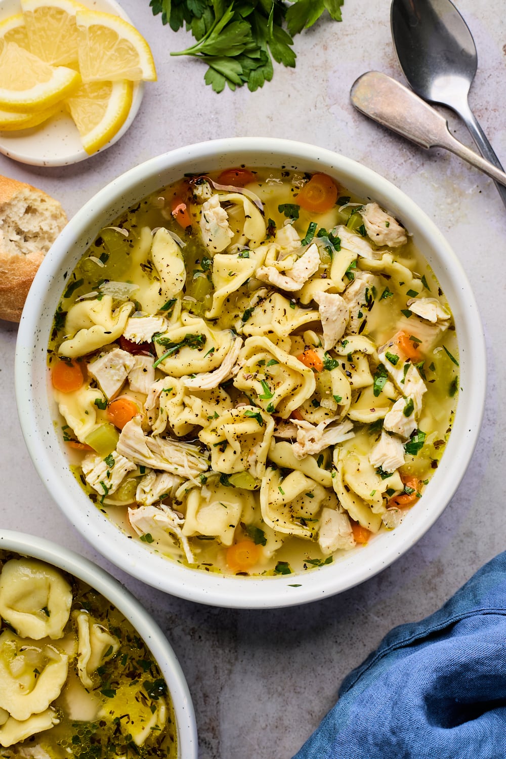 Chicken Tortellini Soup