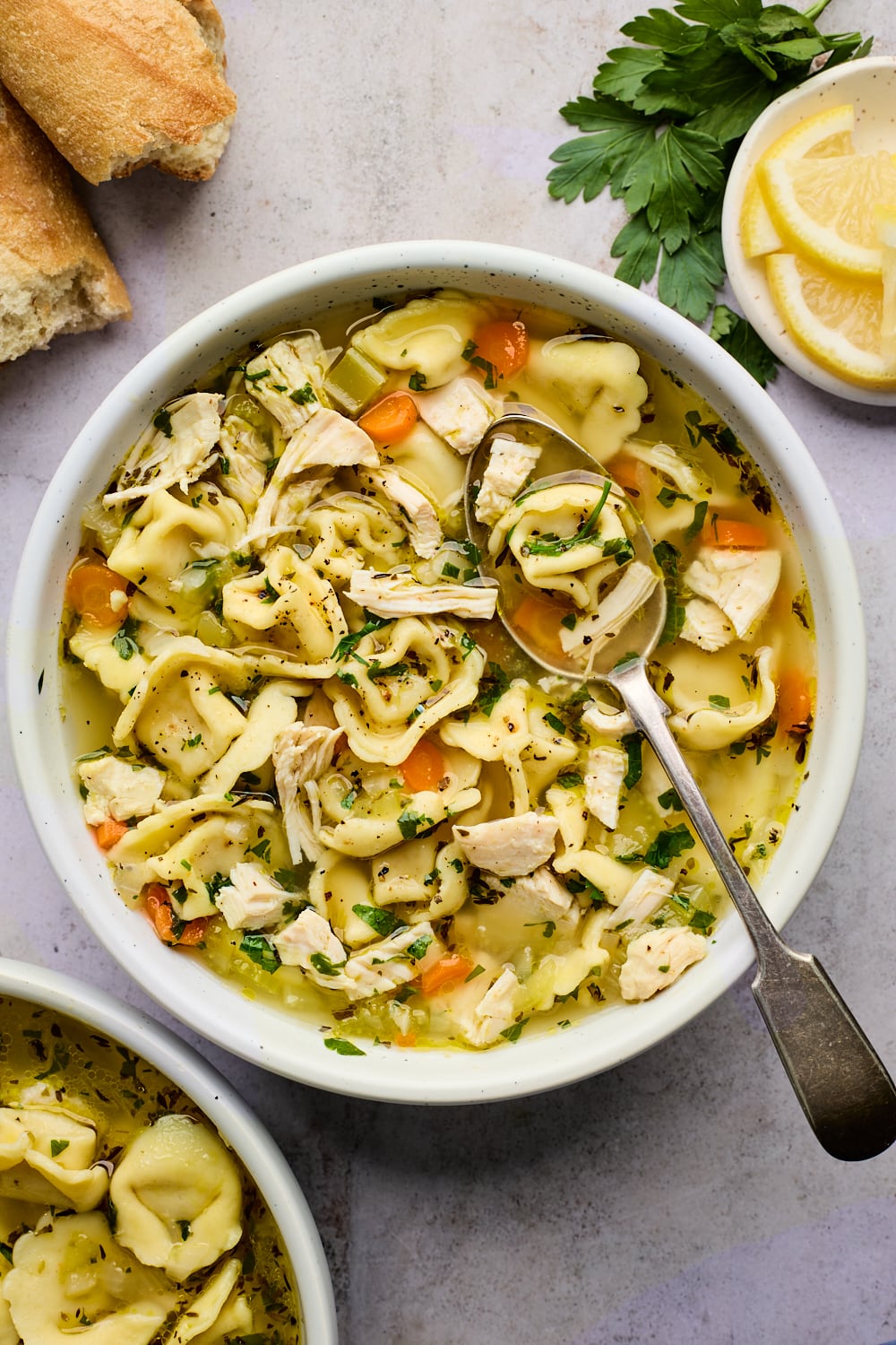 Chicken Tortellini Soup