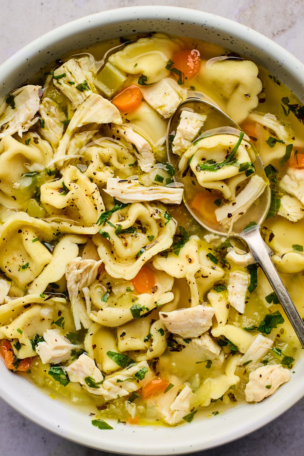 Chicken Tortellini Soup