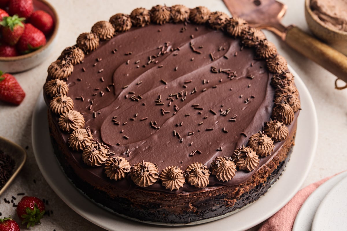 Creamy Chocolate Cheesecake