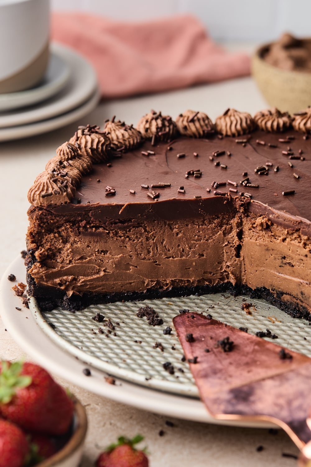 Creamy Chocolate Cheesecake