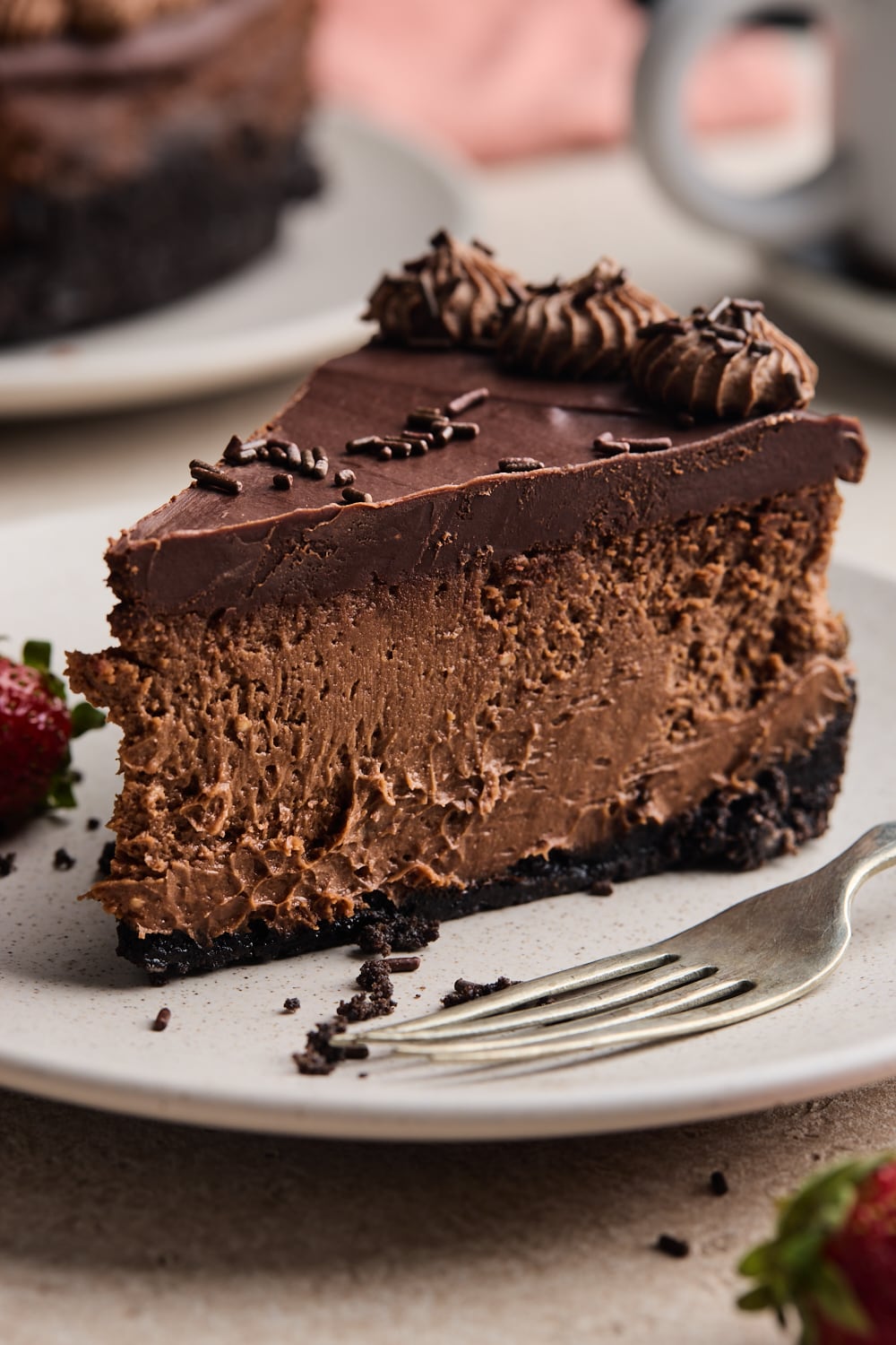 Creamy Chocolate Cheesecake