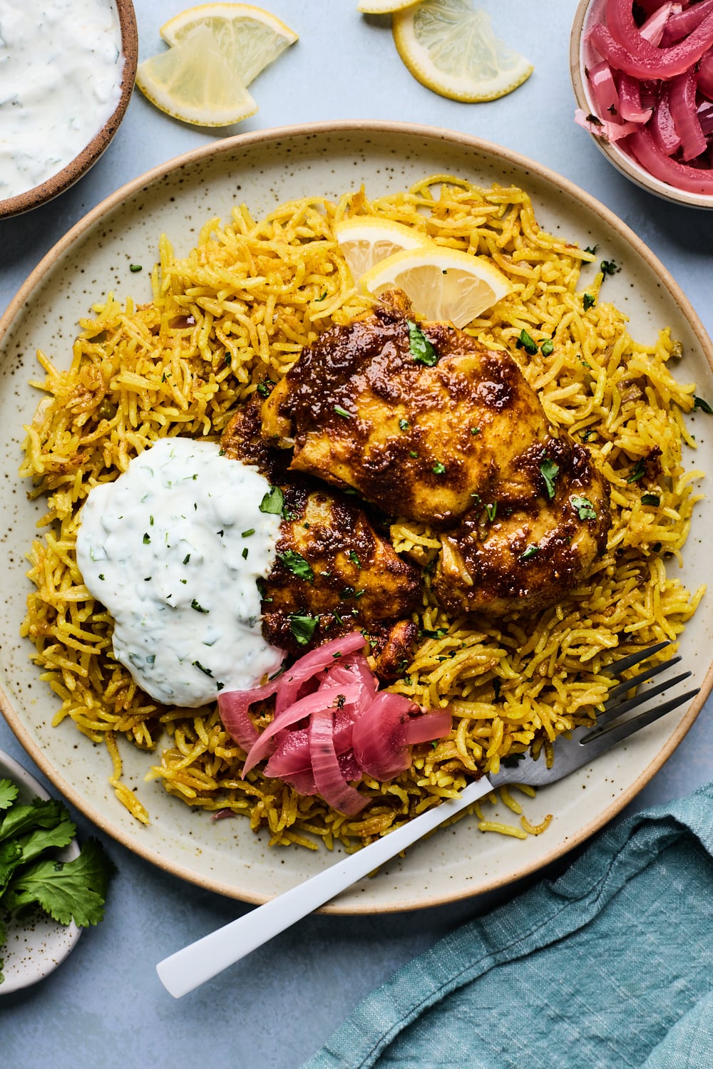 One Pan Tandoori Chicken and Rice