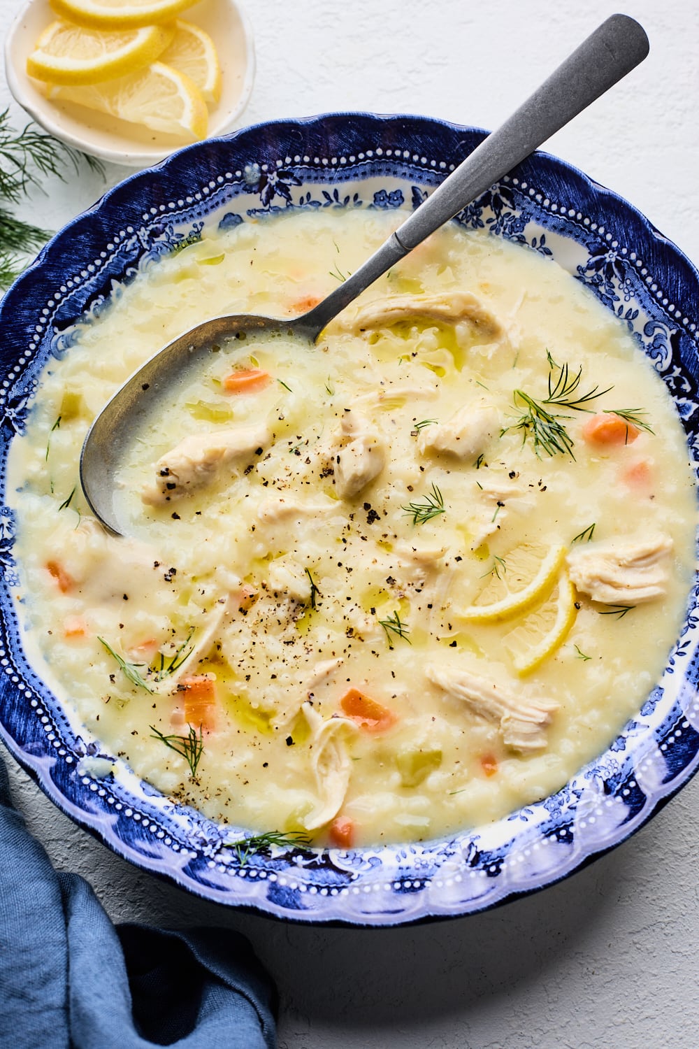 Quick Greek Lemon Chicken Soup (Avgolemono)