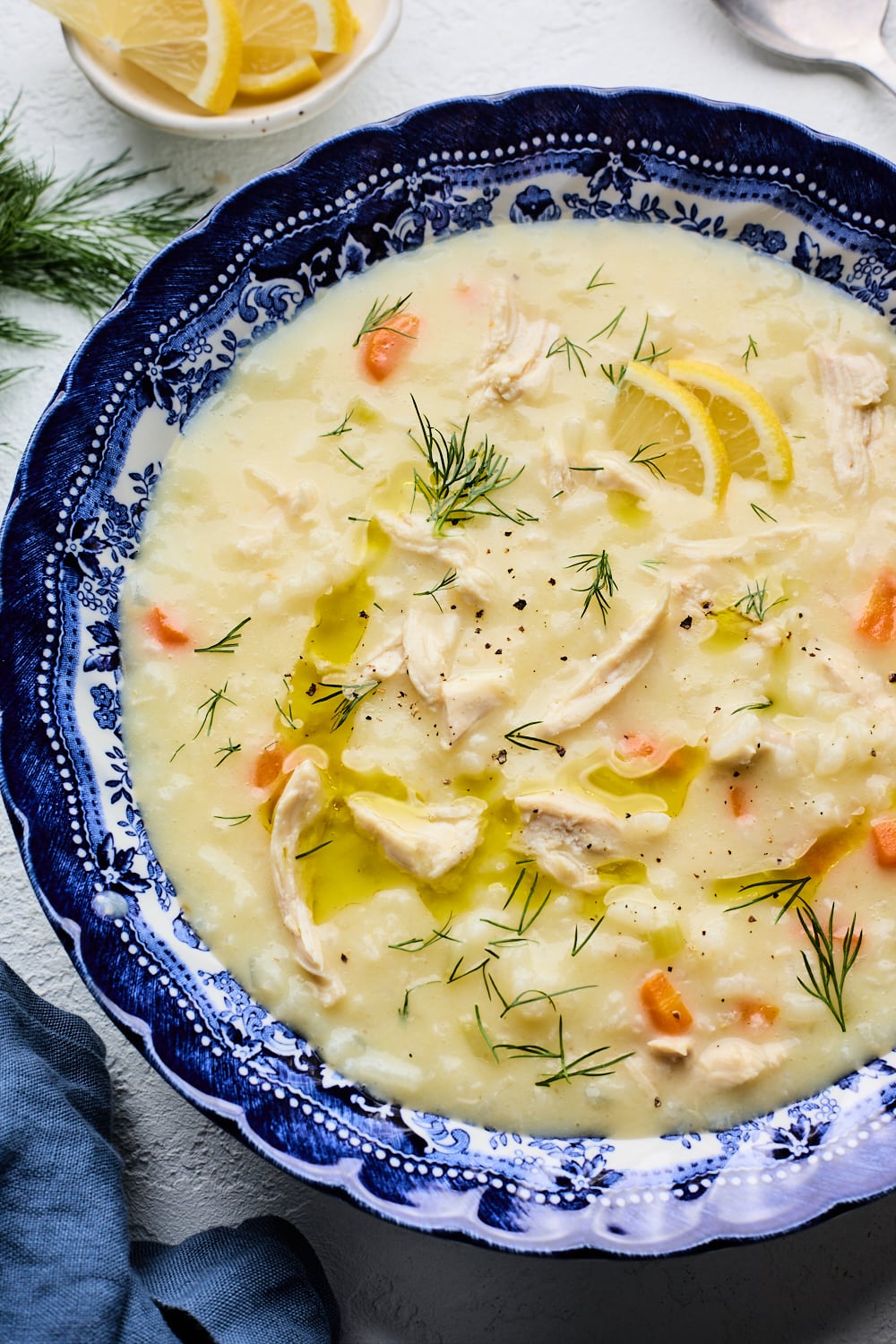 Quick Greek Lemon Chicken Soup (Avgolemono)