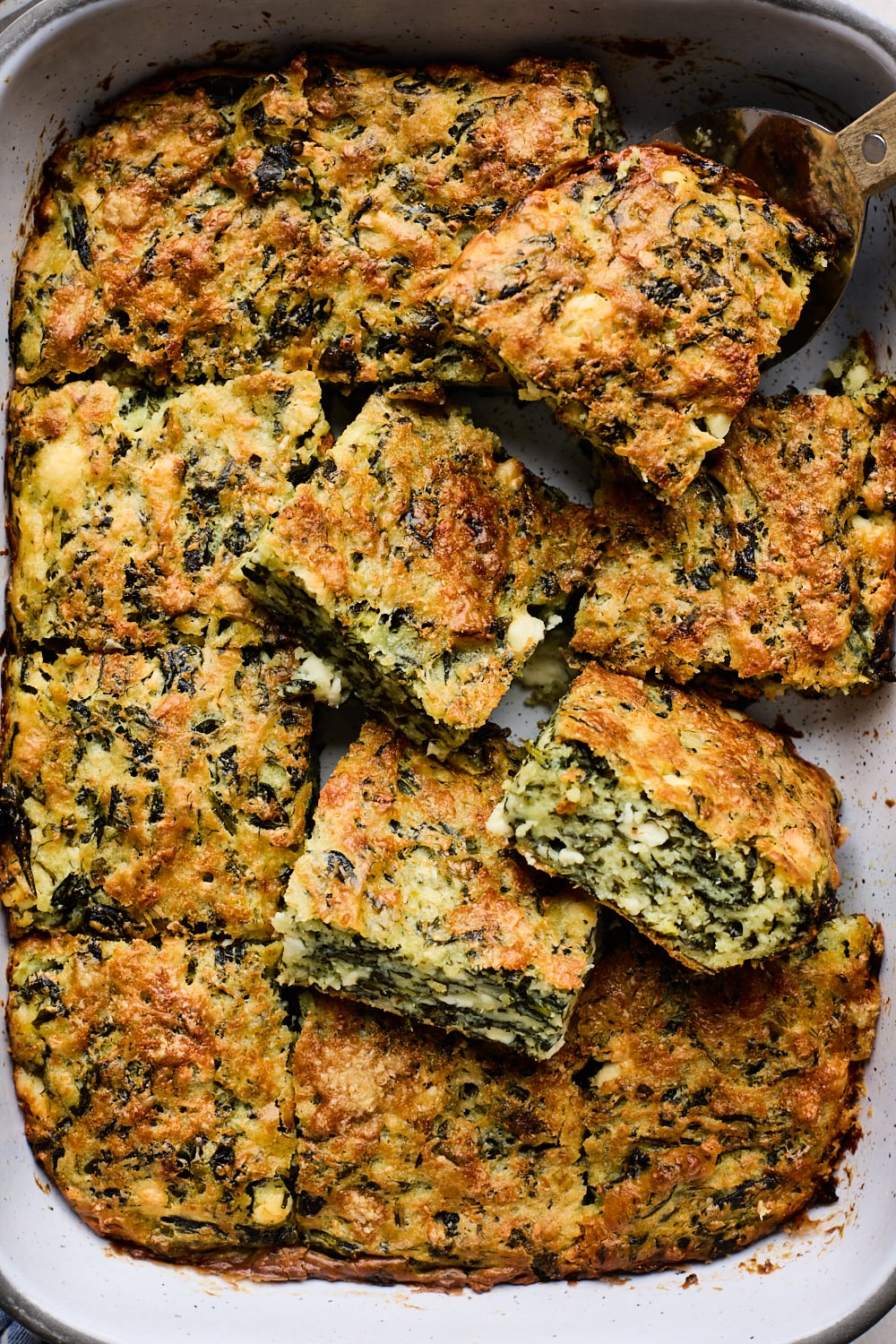 Crustless Spinach Pie